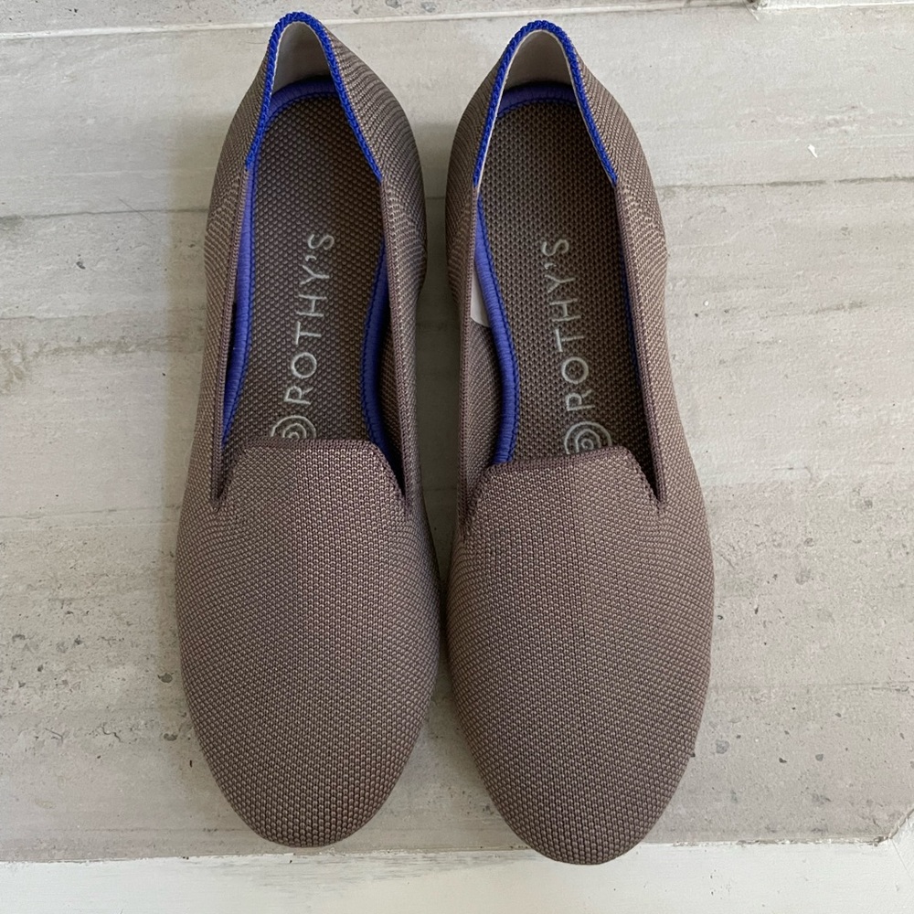 Rothy’s Grey Loafers sz 7.5